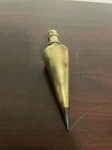 Vintage General Hardware Mfg Co. Brass Plumb Bob No.800 Made In U.S.A. (12 Oz) - Picture 1 of 7