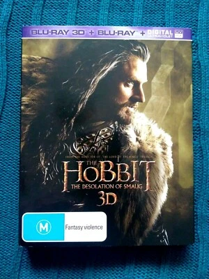 THE HOBBIT THE DESOLATION OF SMAUG – BLU-RAY 3D+BLU-RAY+ ULTRAVIOLET – 4-DISC BO - Image 1 of 2