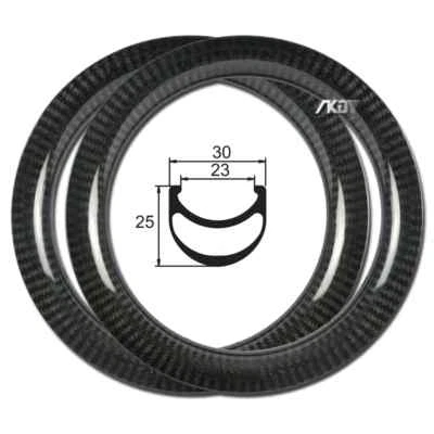 12 Inch Carbon Rim for Balance Bike Clincher Disc Brake 3K Kids Bicycle Wheel - Image 1 of 4