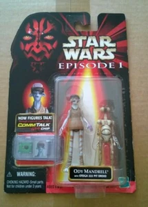 Star Wars Episode 1 Die dunkle Bedrohung Ody Mandrell & Pit Droid Figuren kartoniert - Bild 1 von 3