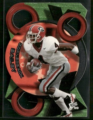 1999 Press Pass #XO3 Champ Bailey X's and O's - Image 1 of 2