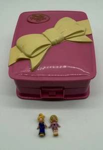 Vtg 1994 Polly Pocket Star Bright Dinner Party w/ 2 Figures Lights Not Working - Picture 1 of 7