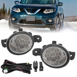 For Nissan Rogue 2014 2015 2016 Bumper Fog Light Driving Lamp Wiring Relay Kit - Picture 1 of 17