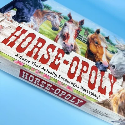 Horse-Opoly Equine Equestrian Horse Lover Themed Monopoly Board Game Complete - Image 1 of 4
