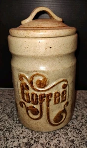 Keramik Kaffeedose. Hergestellt in den USA von Pottery Craft. Modell #519. - Bild 1 von 12