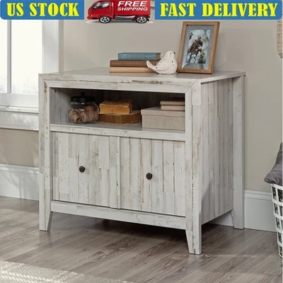 Archivador Lateral 1 Cajón Estante Abierto Oficina Almacenamiento Organizador Documentos Nuevo Foto 1 de 4