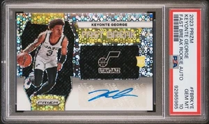 2023-24 Panini Prizm KEYONTE GEORGE Fast Break Rookie Auto PSA 10 - Picture 1 of 4