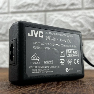 Original JVC AP-V13E AC Adapter for JVC Camcorders GR VHS-C Hi8 8mm Tape - Image 1 of 2