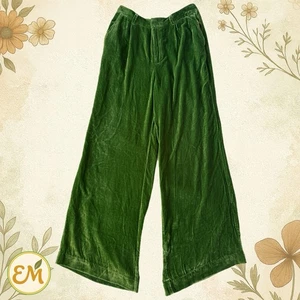 Reformation Silk Velvet Pant Retro Hippie Boho Forest Fairy Grunge Soft Goblin S - Picture 1 of 11