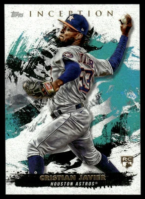 2021 Topps Inception Cristian Javier Rookie Houston Astros #84 - Image 1 of 2