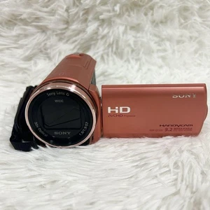 Sony HDR-CX535 HandyCam pink Digital Video Camera Recorder Tested Japan - Picture 1 of 12