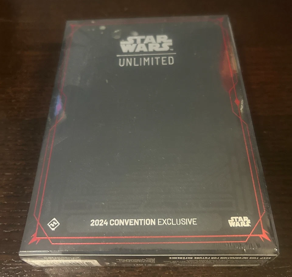 Star Wars Unlimited Convention Exclusive 2024 НОВЫЙ ЗАПЕЧАТАННЫЙ SWU Дарт Вейдер ПРОМО - Изображение 1 из 1
