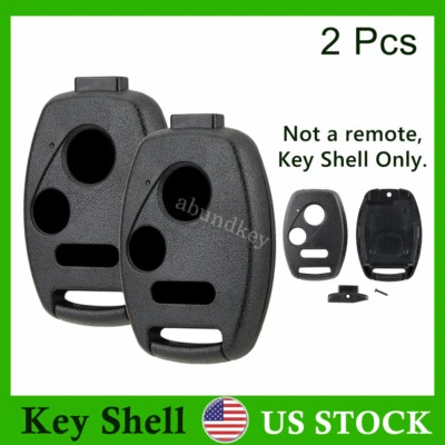 2X Repuesto Mando a Distancia Llavero Estuche 3 Botones para Honda Pilot 2005 2006 2007 2008 Foto 1 de 4