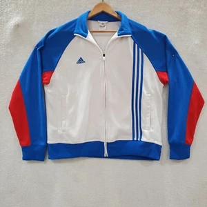 Adidas Adult Large Italia Sport Soccer Track Jacket Full Zip Spellout  - Picture 1 of 11