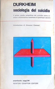 ÉMILE DURKHEIM SOCIOLOGIA DEL SUICIDIO NEWTON COMPTON 1974 - Imagen 1 de 1