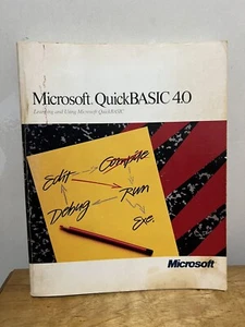 Guide de l'utilisateur vintage Microsoft QuickBASIC 4.0 1987 IBM PC manuel - Photo 1/13