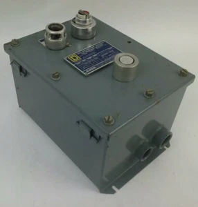 SQUARE D CLASS 8536 TYPE SBE2 8536-SBE2 DUST IGNITION PROOF ENCLOSURE START/STOP - Picture 1 of 9