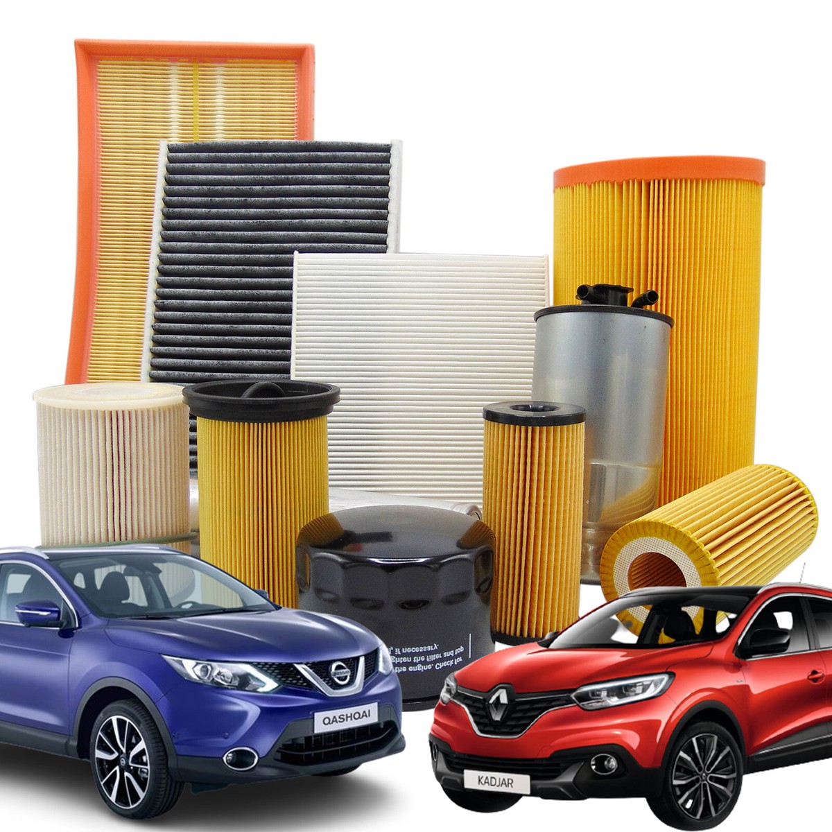 Kit Tagliando 4 Filtri Per Mercedes Vito II 115 CDI 110 KW Dal 2003 - Include Filtro Carburante Con Sensore Acqua