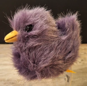 Steiff Duck 073793 Purple Plush w/ Tag KNOPF IM OHR Germany Vintage Original - Picture 1 of 5
