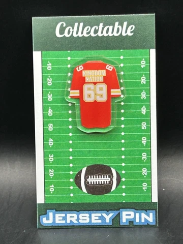 Kansas City Chiefs Jared Allen jersey lapel pin-KINGDOM NATION Collectable Cover