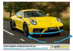 Transparente 2 Piezas PPF Porsche 992 Carrera 911 - Imagen 1 de 3