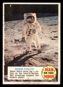 1970 Topps Man on the Moon #86 Moon Photo GD
