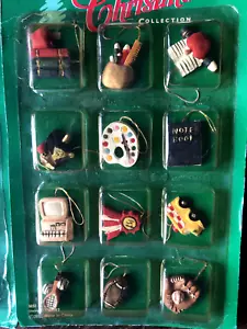 Vintage Mini Christmas Tree Ornament Collections (21pc) Sports/Hobbies (2000) - Picture 1 of 2