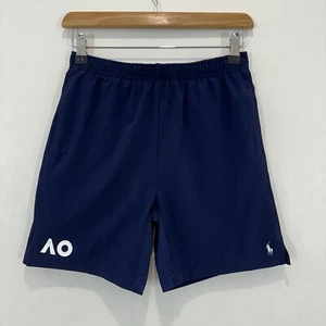 Polo Ralph Lauren Australian Open Shorts Boys M (UK 8-9Y) Blue Lined NEW - Picture 1 of 12