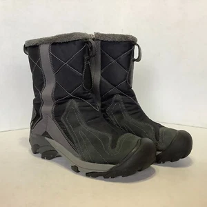 Women's Keen Betty Winter Insulated Boots 200 Gram Size 7.5 Black/Gray 9" Tall - Picture 1 of 12