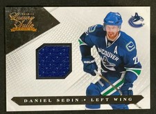 2010-11 PANINI LUXURY SUITE - DANIEL SEDIN - JERSEY - SERIAL #/599 - CARD #72