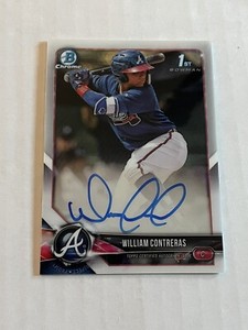 2018 Bowman Chrome First William Contreras Auto