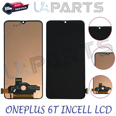 For OnePlus 6T 1+6T A6010 A6013 INCELL LCD Display Touch Screen Digitizer Black - Image 1 of 4