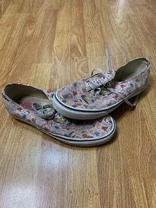 Vans Shoes Womens Size 11 Pink Peanuts Snoopy Skater Charlie Brown Dance Party - Picture 1 of 11