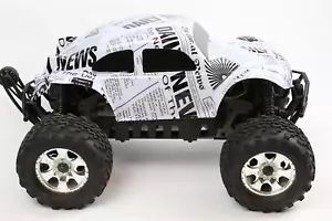 Custom Buggy Body Newspaper for HPI Savage Flux HP 1/8 VW Baja Beetle Shell - Picture 1 of 5