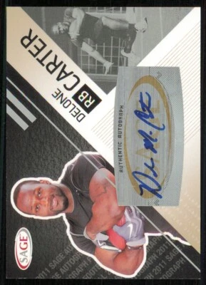 2011 SAGE Autographs Silver #5 Delone Carter - Image 1 of 2