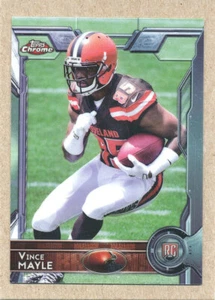 CHROME-MINI Vince Mayle RC COWBOYS RAVENS BROWNS WSU Washington St COUGARS - Imagen 1 de 1