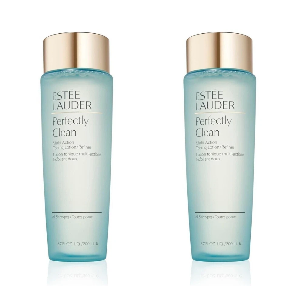 2x Loción/Refinador Tonificante Multiacción Perfectly Clean Estee Lauder 6,7 oz/200 ml Foto 1 de 1