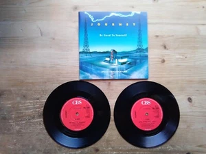 Journey Be Good To Yourself EX Double Pack 2 x 7" Single Vinyl Record DA7095 - Picture 1 of 2