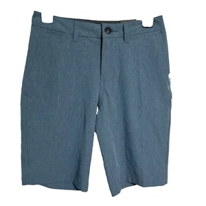 Quiksilver Union Amphibian Shorts Boys 26/12 Captains Blue Hybrid 4-Way Stretch - Picture 1 of 17