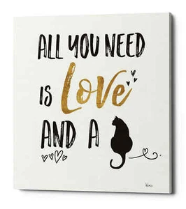 Epic Graffiti 'Pet Love IV' by Veronique Charron, Giclee Canvas Wall Art - Picture 1 of 6