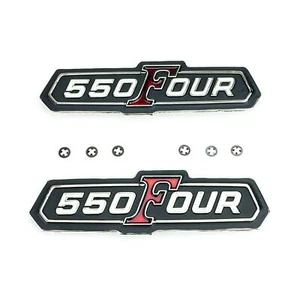 Side Cover Emblems Badges x2 for Honda CB550 Four 1974-76 87124-374-000 - Picture 1 of 6