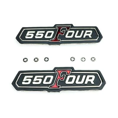 Side Cover Emblems Badges x2 for Honda CB550 Four 1974-76  87124-374-000 - Imagem 1 de 4
