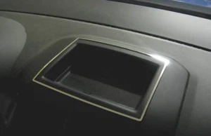 Telaio cromato D per ripiano cruscotto/VW Polo 9N - acciaio inox lucido - Foto 1 di 3