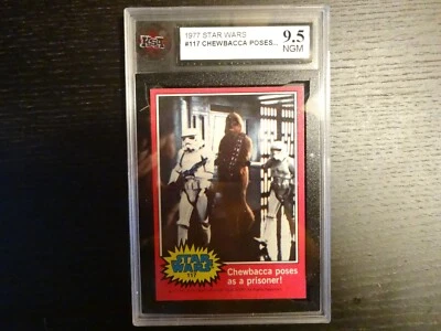 1977 STAR WARS 117 Chewbacca Poses As Prisoner KSA 9.5 (PSA 10/APR $3,600) GEM💎 - Image 1 of 2