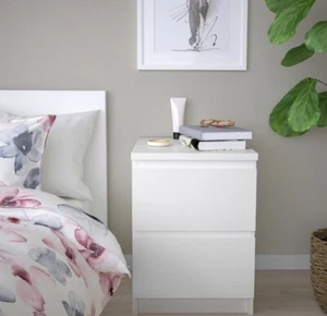 Double Dresser Drawer With a White Elegant Finish Style For Easy setup - Picture 1 of 4