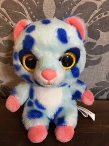 Peluche Aurora Yoohoo & Friends Spotee azul leopardo DIFÍCIL DE ENCONTRAR - Imagen 1 de 6
