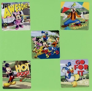 10 Mickey Mouse and Pals Large Stickers - Minnie, Pluto, Goofy, Donald Duck - Picture 1 of 1