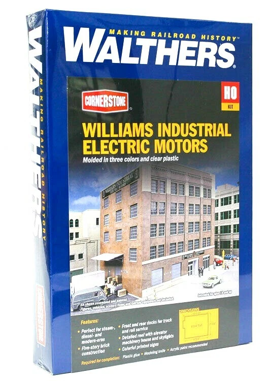 HO Scale Walthers Cornerstone 933-3788 Williams Industrial Electric Motors Kit - Image 1 of 1