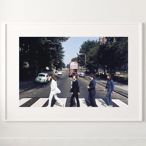 The Beatles Abbey Road Poster A4 A5 A3 6x4 Picture Print Wall Art décor - Picture 1 of 5