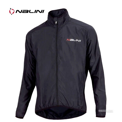NEW Nalini ARIA Full Season Lightweight Windproof Cycling Jacket : BLACK - Image 1 of 3
